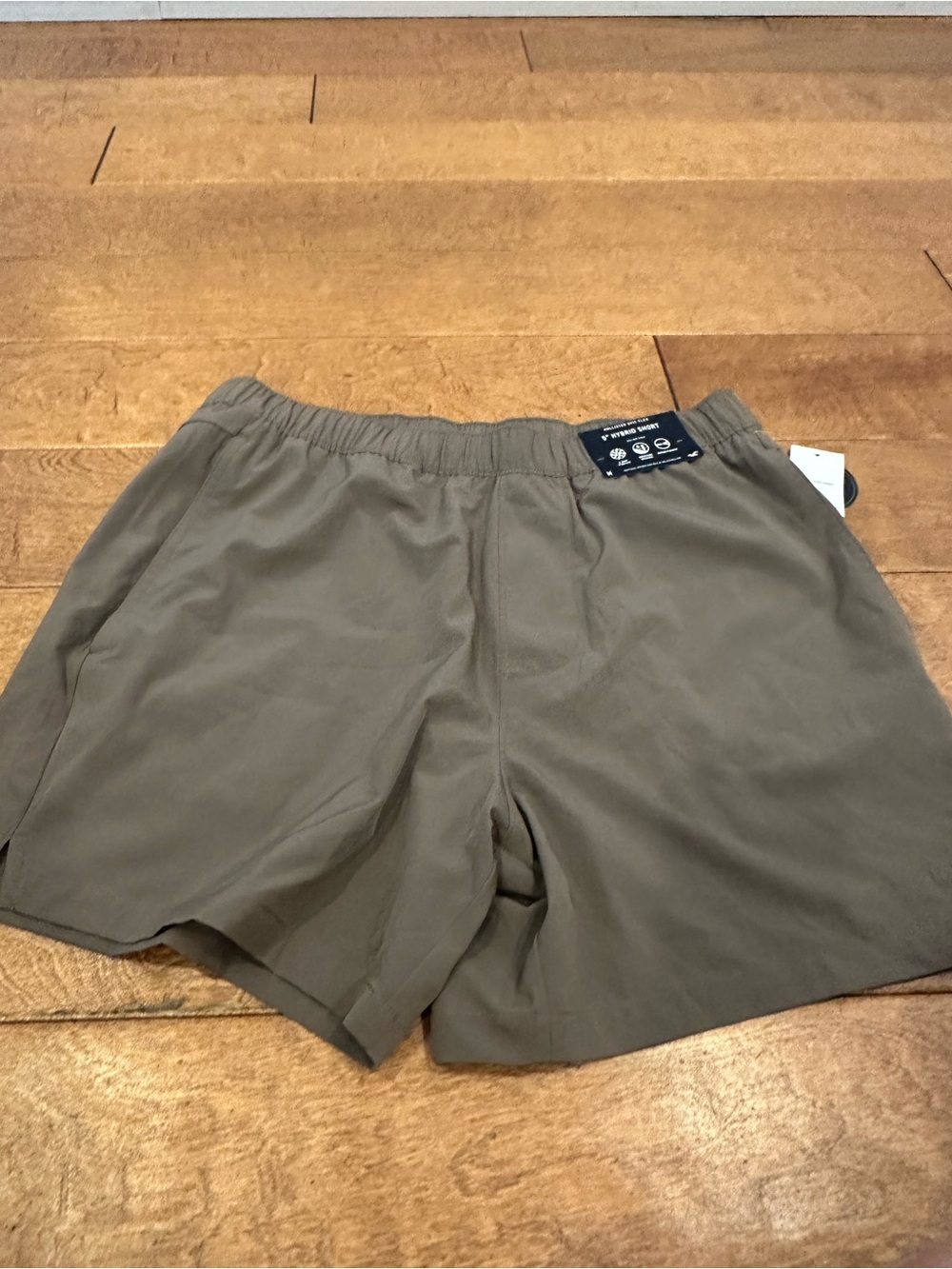 Hollister Men's Athletic Shorts in Olive Brown - Picture 2 of 7
